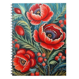 Cuaderno Arte popular tradicional ucraniano de Petrikivka