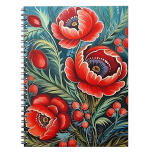 Cuaderno Arte popular tradicional ucraniano de Petrikivka