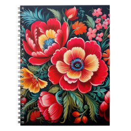 Cuaderno Arte popular tradicional ucraniano de Petrikivka 