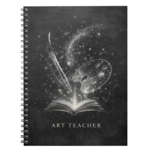 Cuaderno Arte Profesor Constellación de Polvo de Tiza Arte