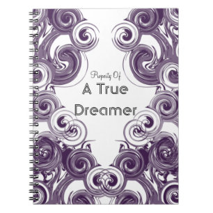 Cuaderno Arte púrpura rodante de Digitaces