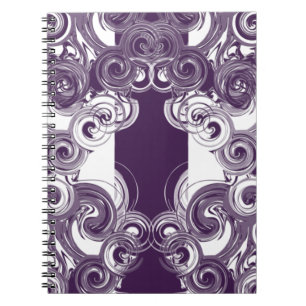 Cuaderno Arte púrpura rodante de Digitaces
