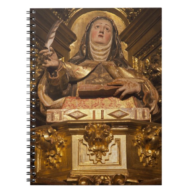 Cuaderno Arte religioso en representación de Santa Teresa (Frente)