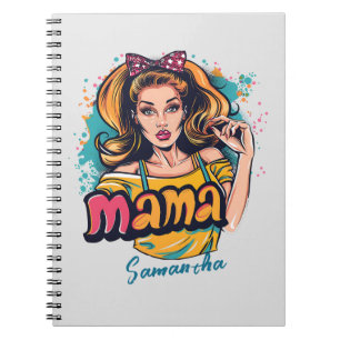 Cuaderno Arte Retro Mama Pop Personalizado (10)