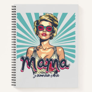 Cuaderno Arte Retro Mama Pop Personalizado (7)