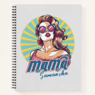 Cuaderno Arte Retro Mama Pop Personalizado (9)