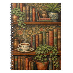 Cuaderno Arte retro para amantes de los libros
