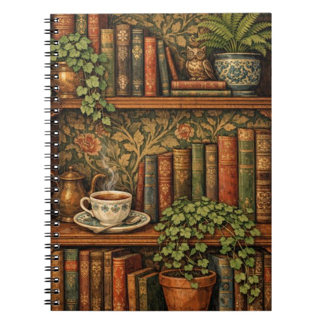 Cuaderno Arte retro para amantes de los libros (Frente)