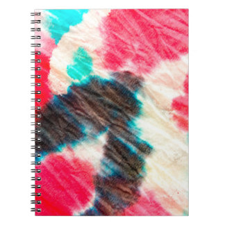 Cuaderno Arte Rojo Sucio. Patrón Shibori. Pincelada de Vera