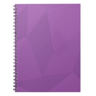Cuaderno Arte sencillo morado, geométrico, fresco, moderno