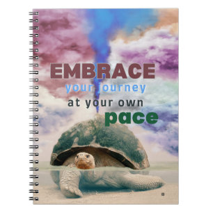 Cuaderno Arte surrealista cita inspiradora de tortuga