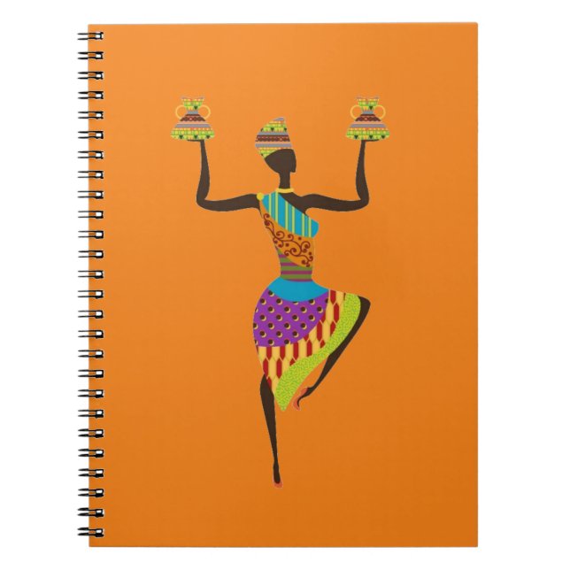Cuaderno Arte tribal de las damas africanas (Frente)
