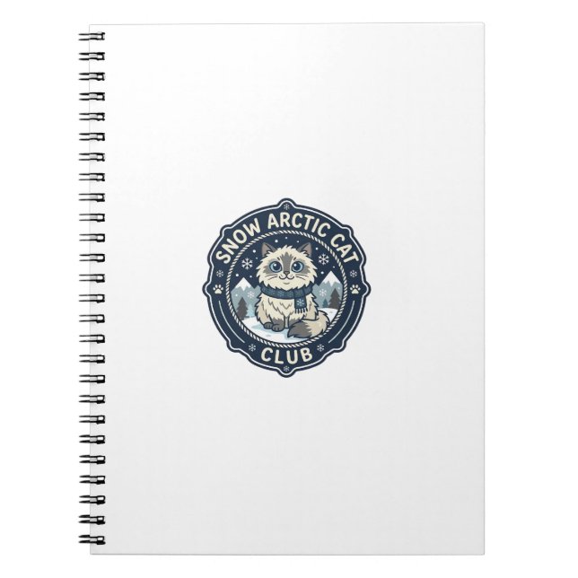 Cuaderno Arte vectorial de Snow Arctic Cat POD - Snow Arcti (Frente)