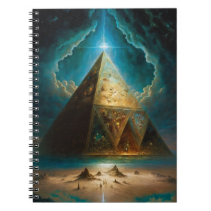 Cuaderno Arte visionario piramidal místico