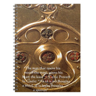 Cuaderno Artefactos celtas y regalos y tarjetas de Proverbi