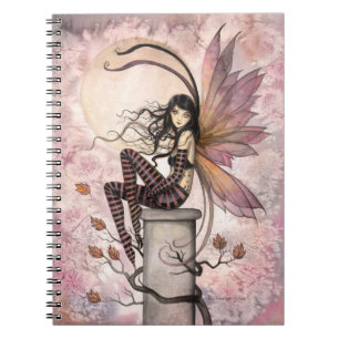Cuaderno Artes de hadas de fantasía de brisas de otoño