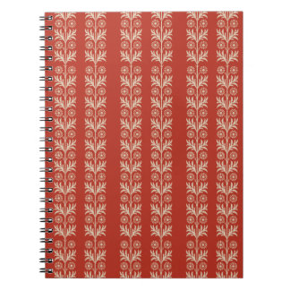 Cuaderno Artes de ladrillo y franja floral de artesanías