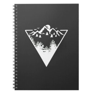 Cuaderno Artes de marco triangular con paisaje natural