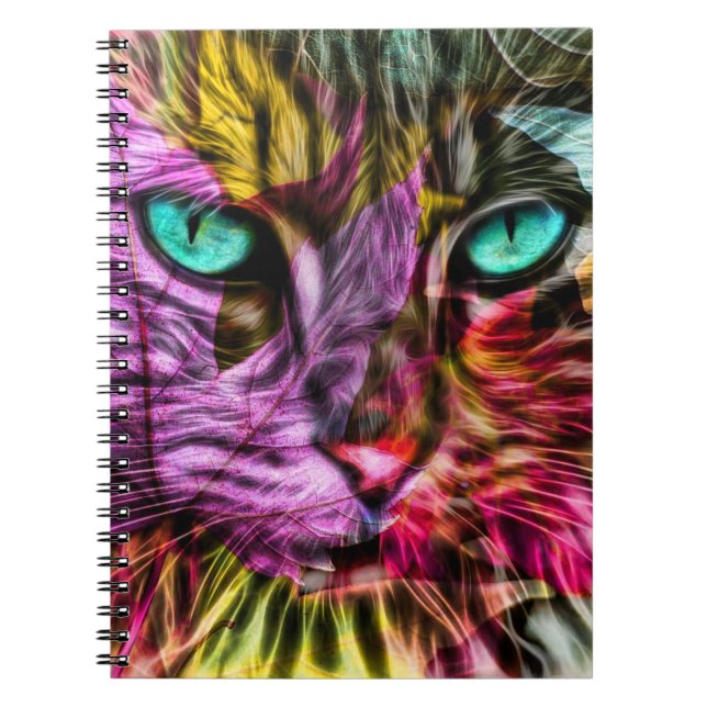 Cuaderno Artes felino gatito (Frente)