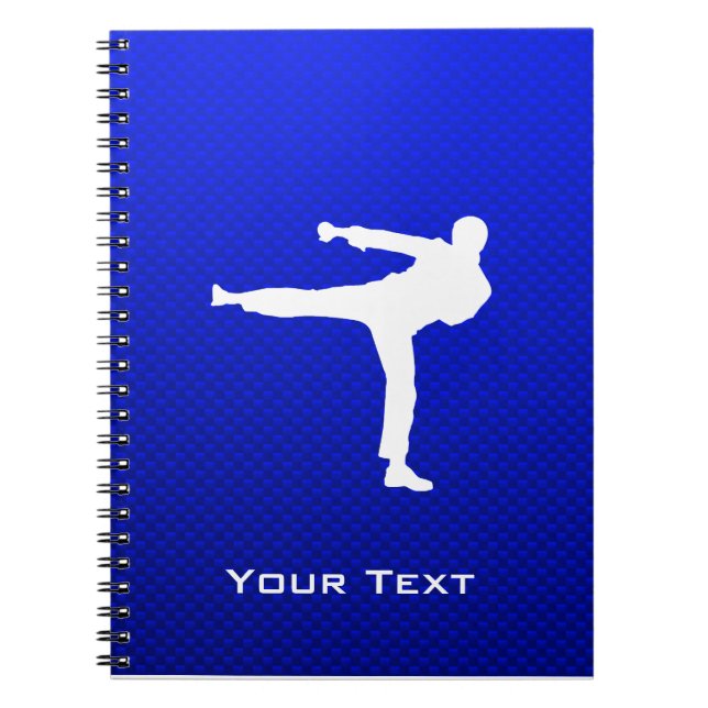 Cuaderno Artes marciales azules (Frente)