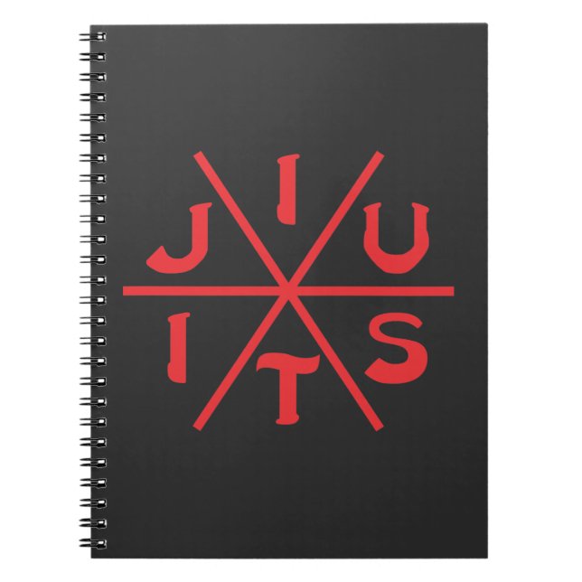 Cuaderno Artes marciales BJJ brasileña Jiu Jitsu lucha (Frente)