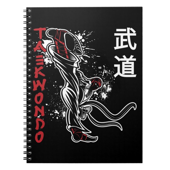 Cuaderno Artes marciales de Taekwondo (Frente)
