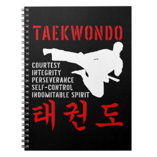 Cuaderno Artes marciales de Taekwondo