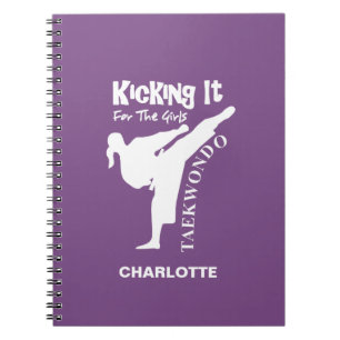 Cuaderno Artes marciales de Taekwondo para chicas