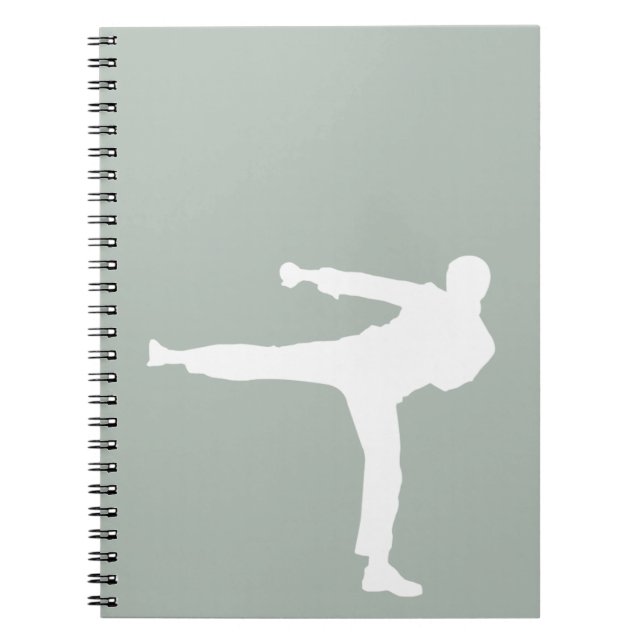 Cuaderno Artes marciales grises de Ash (Frente)