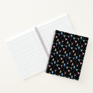 Cuaderno Artes Marciales Karate Abstracto Estrellas Destell