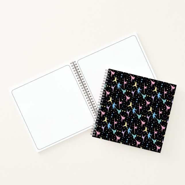 Cuaderno Artes Marciales Karate Abstracto Estrellas Destell (Interior)