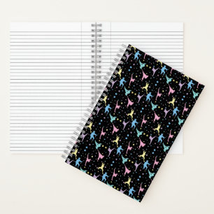 Cuaderno Artes Marciales Karate Abstracto Estrellas Destell