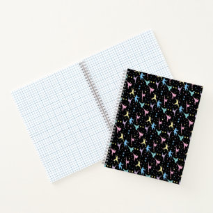 Cuaderno Artes Marciales Karate Abstracto Estrellas Destell