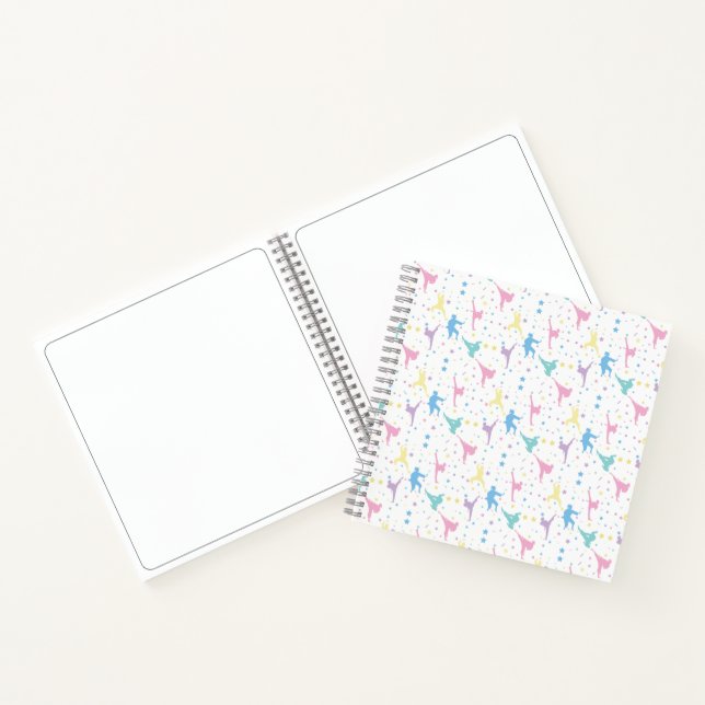 Cuaderno Artes marciales karate Resumen estrellas destellos (Interior)