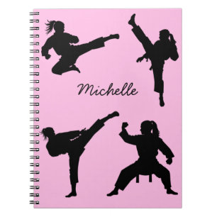 Cuaderno Artes marciales personalizadas karate Taekwondo Lu