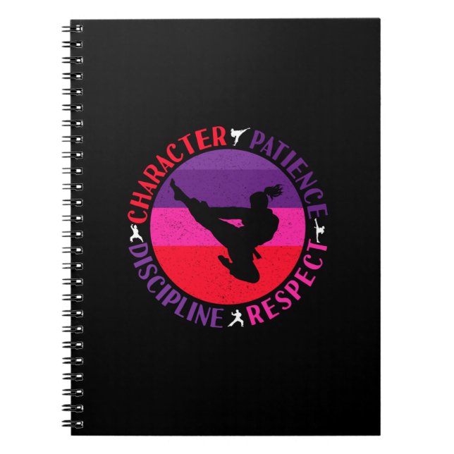 Cuaderno Artes Marciales Valores Fundamentales - Karate (Frente)