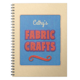 Cuaderno Artesanías de tela personalizadas