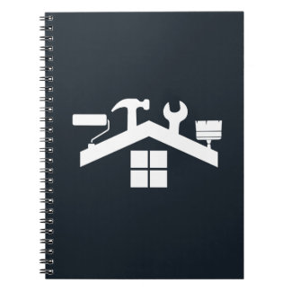 Cuaderno artesano de bloc de notas en espiral 80 páginas al