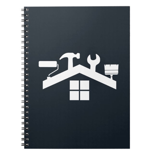 Cuaderno artesano de bloc de notas en espiral 80 páginas al (Frente)