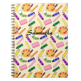 Cuaderno Artículos de arte coloridos