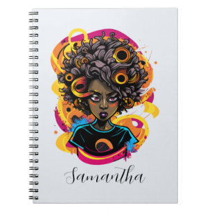 Cuaderno Artista Afro Woman