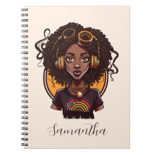 Cuaderno Artista Afro Woman