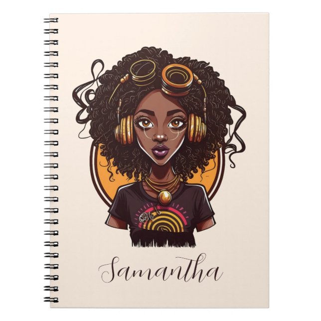 Cuaderno Artista Afro Woman (Frente)
