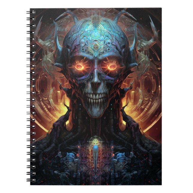 Cuaderno Artista de ciencia ficción de forastero que graba  (Frente)
