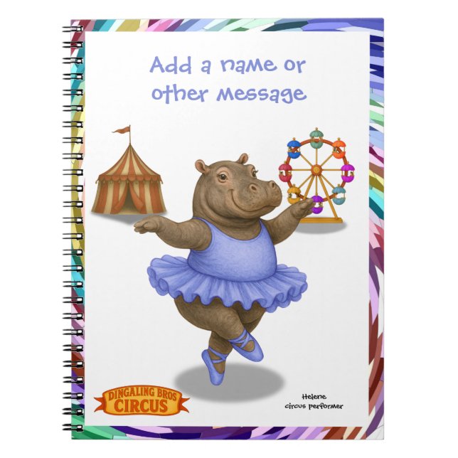 Cuaderno artista de circo Helene (Frente)