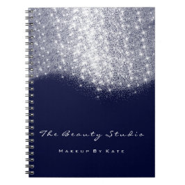 Cuaderno Artista de maquillaje de ojos azotes Purpurina de 