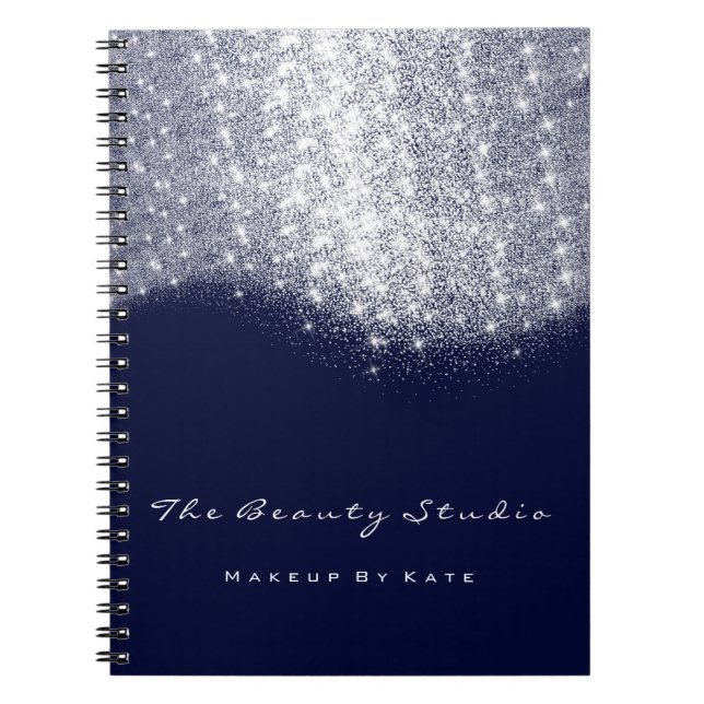 Cuaderno Artista de maquillaje de ojos azotes Purpurina de  (Frente)