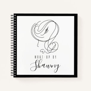 Cuaderno Artista de Maquillaje Línea Artística Femenina Dib