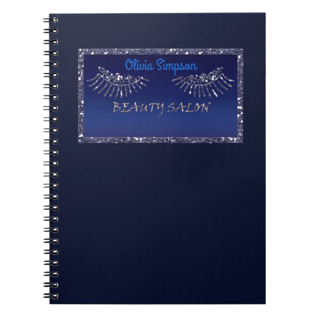 Cuaderno Artista de maquillaje Ojos Lazas Purpurinas Dris S (Frente)