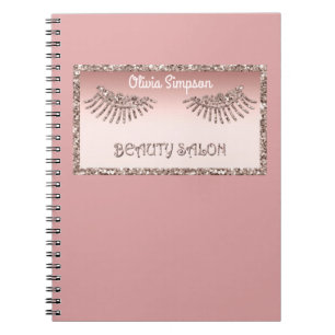 Cuaderno Artista de maquillaje Ojos Lazas Purpurinas Dris S